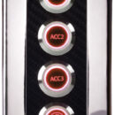 Pannelli eleganti in fibra di carbonio e acciaio inossidabile 316 con interruttori a pulsante in acciaio inossidabile da 20A.Progettato con cura con lunetta lucida nascosta da viti, etichette retroilluminate sul pulsante e finitura del pannello in fibra di carbonio 3D.Sono incluse 40 etichette adesive assortite.Protezione IP66 contro potenti getti d'acqua da tutte le direzioni.Guarnizione impermeabile inclusa.