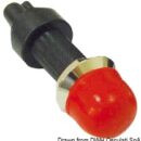 In nylon con ghiera e dado in ottone cromato. Contatti in ottone e cappuccio di protezione in gomma che lo rende totalmente stagno. Carico massimo 30 A a 12V.Collo 15 x 28 mm.