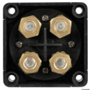 Serie di interruttori e deviatori che permettono di attivare/disattivare, combinare e/o separare i banchi di batterie per motori e servizi.Per applicazioni fino a 48 VDC. Compatibili con installazioni a muro esterne o a incasso. Conformi alla normativa di riferimento UNI EN ISO 8846.Uscita dei cavi possibile sui 4 lati.