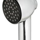 Vano doccia in acciaio inox AISI 316 con sportello autoreggente. Dotato di doccia Keji II Continuum Flow con testa maggiorata e boccola interna in gomma antivibrante.