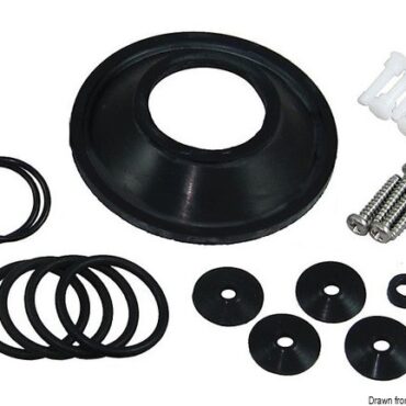 Portagomma orientabili, possibilità di montaggio in 3 posizioni, autoaspirante.