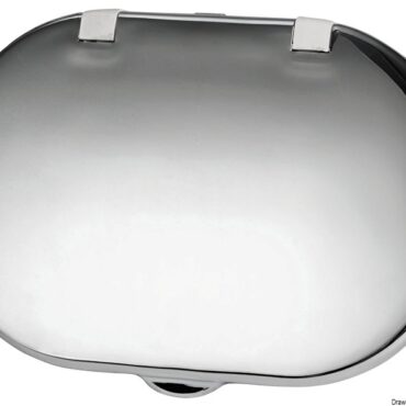 Oval neutral door chromed