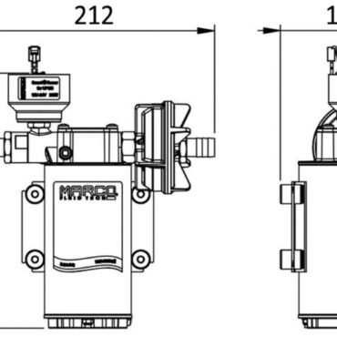Autoadescante con ingranaggi in PEEK elicoidali.Controllo costante di pressione, corrente e voltaggio.Arresto automatico in caso di fine liquidoCorpo in ottone nichelato, albero in acciaio inossidabile, tenute in FKM.Il motore gira progressivamente fino a raggiungere la portata richiesta garantendo cicli di lavoro prolungati, maggiore silenziosità ed ottimizzazione dei consumi.La pompa è protetta da cortocircuiti e sovratensioni.Dopo 1 minuto e mezzo di operatività senza acqua la pompa va in protezione.