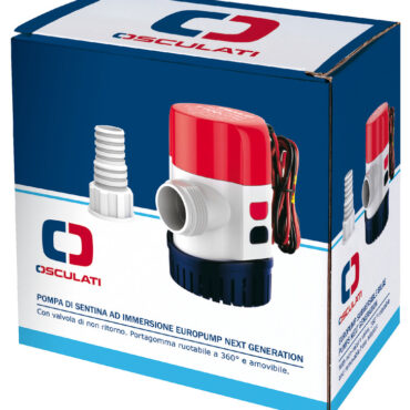 Certificate CE in ottemperanza alla direttiva ISO 8846/8849.Compatta, con sensore automatico Electronic timer sensing per testare la presenza di acqua ogni 2,5 minuti per 0,5 secondi.Portagomma ruotabile a 360° ed amovibile.Completa di valvola di non ritorno Back flow per evitare il ritorno dell'acqua.