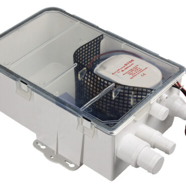 Permette di centralizzare tutti gli scarichi (doccia, lavandino, cucina, bagno, ecc.). Ispezione rapida con coperchio a scatto. Completo di filtro asportabile.