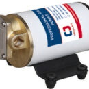 Corpo pompa in bronzo, alberino in acciaio inox, uso intermittente.