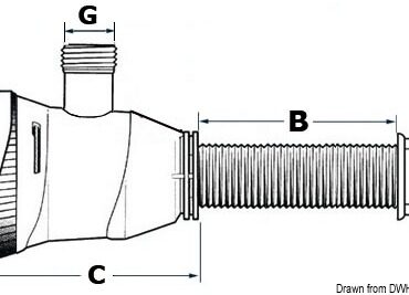 Per utilizzo nelle vasche dei pesci e delle esche. Si monta direttamente sullo specchio di poppa oppure a distanza con un tubo.