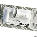 Testa spray da collegare alle pompe aeratrici. Regolazione a piacere della portata.