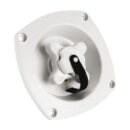 Limita e livella la pressione della rete idrica dalla banchina a 3,1 bar onde non danneggiare autoclavi e tubazioni.Kit composto da presa acqua + attacco rapido a scatto per ingresso acqua + portagomma posteriore.