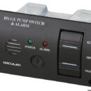 IP43. Modello con copertura posteriore. Completo di:- interruttore ON-OFF-M.ON per azionare la pompa in automatico oppure in manuale, con LED di controllo;- allarme luminoso e sonoro 80 db per segnalazione acqua in sentina;- fusibile max 5A.