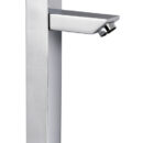 Rubinetto serie Square, miscelatore ceramico. Fabbricati in ottone cromato con cartuccia in ceramica.