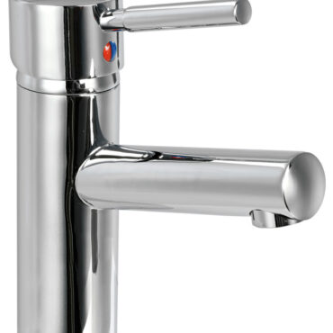 Per lavelli bagno. Rubinetto in ottone cromato.