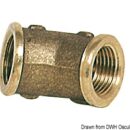 Brass 45° elbow 1"1/2 female/female