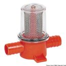 Evita intasamenti causati da detritio capelli. Involucro in plastica trasparente per un facile controllo. Particolarmente adatta per pompe a bielletta tipo Par, Fiamma, FLOJET, Shurflo ecc.