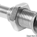 In acciaio inox AISI 316 lucidato.