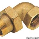 90° 3-piece elbow 1"1/4