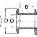 Completi con anello di collegamento di massa. Lucidati a specchio.