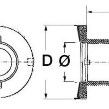 Completi con anello di collegamento di massa. Lucidati a specchio.