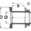 Completi con anello di collegamento di massa. Lucidati a specchio.