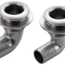 Completi con anello di collegamento di massa. Lucidati a specchio.