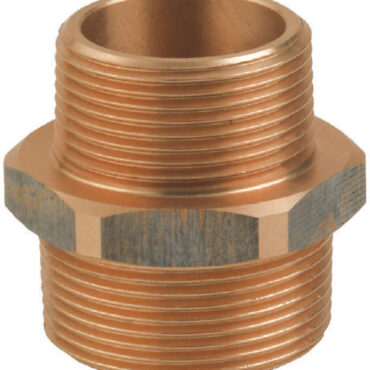 GUIDI bronze M-M double nipple 3/8" x 1/4"