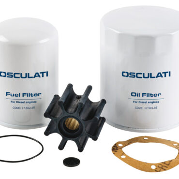 Formati da: filtro olio + filtro carburante + girante pompa acqua