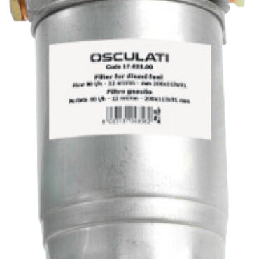 In alluminio pressofuso. Completo di cartuccia a perdere (avvitata). Spurgo inferiore.