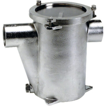 Completamente in acciaio inox AISI 316. Coperchio ispezionabile in materiale trasparente.