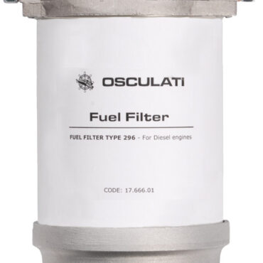 Filtro separatore acqua-carburante. Costruito in accordo con norma ISO 10088.Testa + vaschetta con scarico acqua fabbricati in alluminio.
