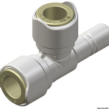 Questo raccordo collegato in serie può diventare un clarinetto con uscite orientabili.