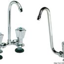 Swivelling spout tab chromed brass cold