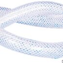 In PVC flessibile, atossico per alimenti con rinforzo in filo di poliestere; ideale per distribuzione acqua e per pompa di sentina. Tubo alimentare a norma CE.Temperatura di impiego -10°C +60°C.