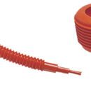 Con doppio tubo, rigido e flessibile. Realizzato in plastica arancione, galleggiante, completo di filtro carburante.