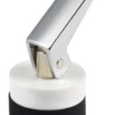 Corpo e leva in ottone cromato.