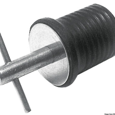 In acciaio inox con gommino in neoprene. Adattabile a tutte le boccole. Bloccaggio tramite rotazione del traversino. Preferibile ai modelli con eccentrico (18.539.00/535.00 e 18.533.00), quando si operi in spazi limitati o dove si desideri una chiusura meno rapida, ma più sicura. Ø 22 mm.