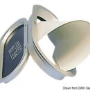 In plastica bianca, di poco ingombro, si installa e si toglie i pochi secondi e permette di ventilare in maniera ottimale le cabine.