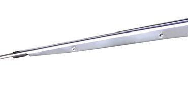 Bracci e spazzole in acciaio inox lucido. Attacco DIN.