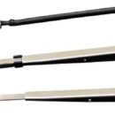 Bracci e spazzole in acciaio inox lucido. Attacco DIN.