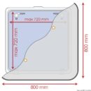 In un solo oggetto racchiudono la doppia funzione di oscurante + antizanzare e nello stesso tempo lasciano passare l'aria per la ventilazione. Fissaggio istantaneo tramite ventose.