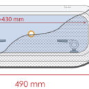 In poliestere nero. Si installano in pochi secondi tramite fissaggio a ventosa o magnetico.Completi di tasca per riporli quando non utilizzati.