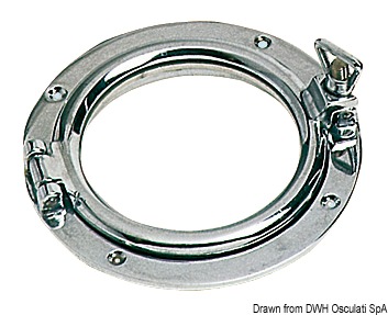 In ottone cromato completi di ghiera posteriore, a tenuta stagna, con chiusura a "galletti”.