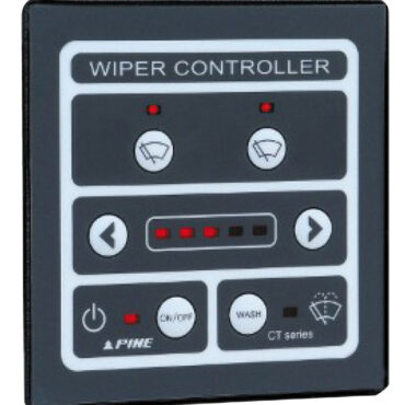 Smart control panel for 2 windshield wipers
