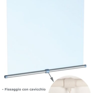 Una tenda avvolgibile a rullo inserita in una struttura dalla linea elegante. Adatta a superfici verticali ed orizzontali e facile da installare. Tessuto oscurante al 100%. Fissaggio con cavicchio.Su richiesta, disponibile in un'ampia gamma di misure di serie o produzione su misura. Colore cassetta del rullo: bianco (RAL9016). Su richiesta anche beige (RAL9001).