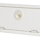 Fabbricato in ABS lucido, con chiusura a scatto.