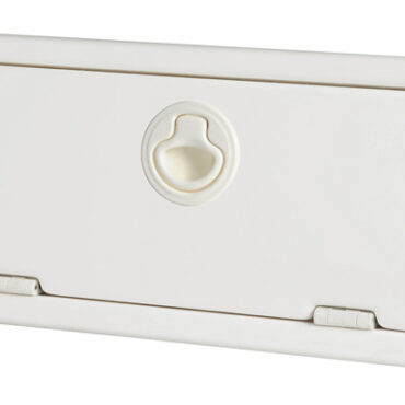 Fabbricato in ABS lucido, con chiusura a scatto.