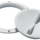 Chiusura a vite con tenuta perfetta garantita da O-RING in gomma. Nuovo tipo di presa per una facile apertura (leggermente sporgente).