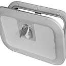 Flush inspection hatch RAL 7042 380 x 280 mm