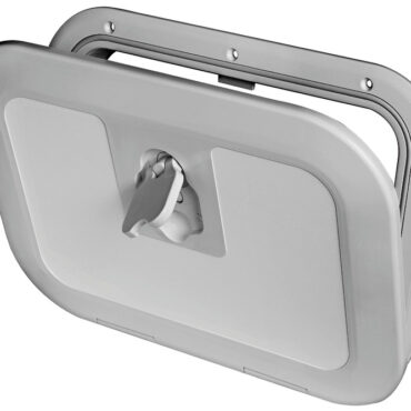 Flush inspection hatch RAL 7042 380 x 280 mm