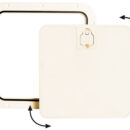 Superficie molto robusta e antisdrucciolo. Chiusura del coperchio Splash-Proof con guarnizione in neoprene. Montaggio a filo. Si possono usare come portelli per gavoni, vasche da pesca, oppure come portelli di ripostigli e paratie frontale a baionetta che si estrae per facilitare l'accesso. Ideale per installazioni in console con panca guida vicina.