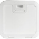 Apertura e chiusura con maniglia a filo e chiusura a scatto.Tenuta del coperchio con guarnizione in neoprene.Apertura a 175°.